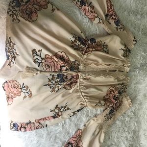 brand new off the shoulder romper